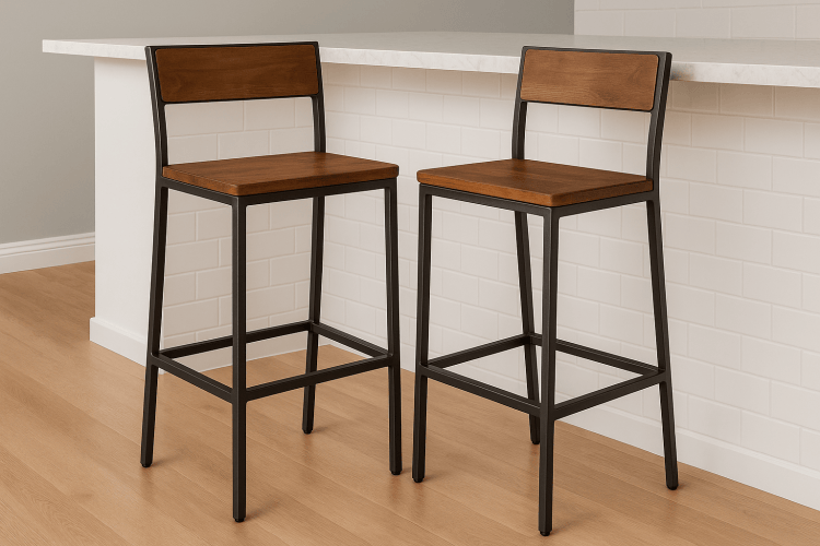 Designerskie hokery do wyspy – wygoda i surowa estetyka