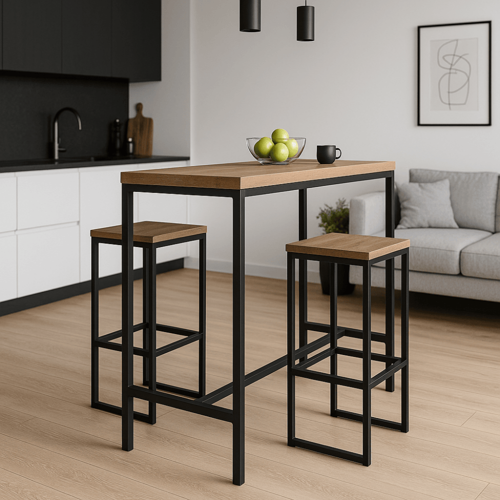 Czy stoły barowe loftowe nadają się do kuchni otwartych na salon?