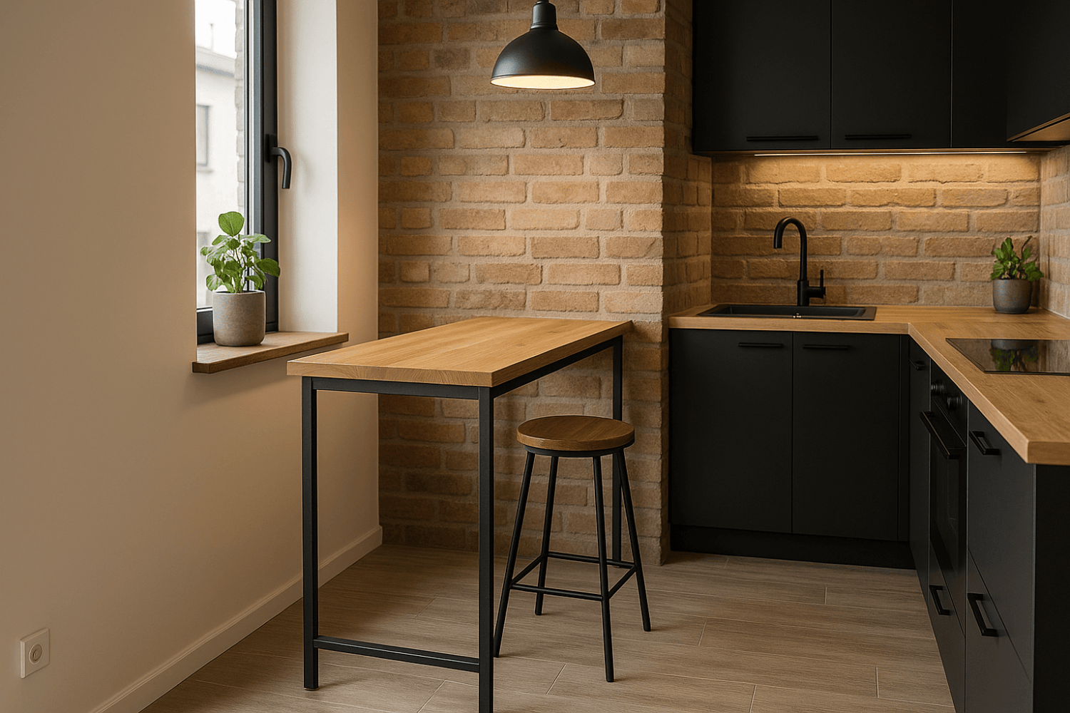 Jakie stoły loftowe sprawdzą się w małej kuchni?