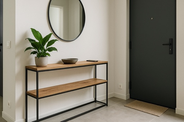 Czy wąska konsola to dobre rozwiązanie do ciasnego przedpokoju?