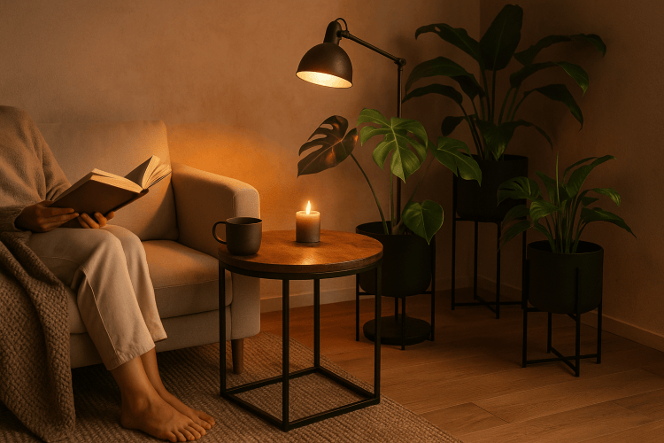 Jak zaaranżować kącik wypoczynkowy? Postaw na stolik pomocniczy do kanapy i dodatki w stylu loft